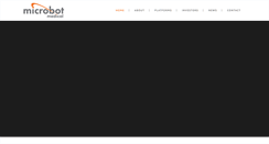 Desktop Screenshot of microbotmedical.com